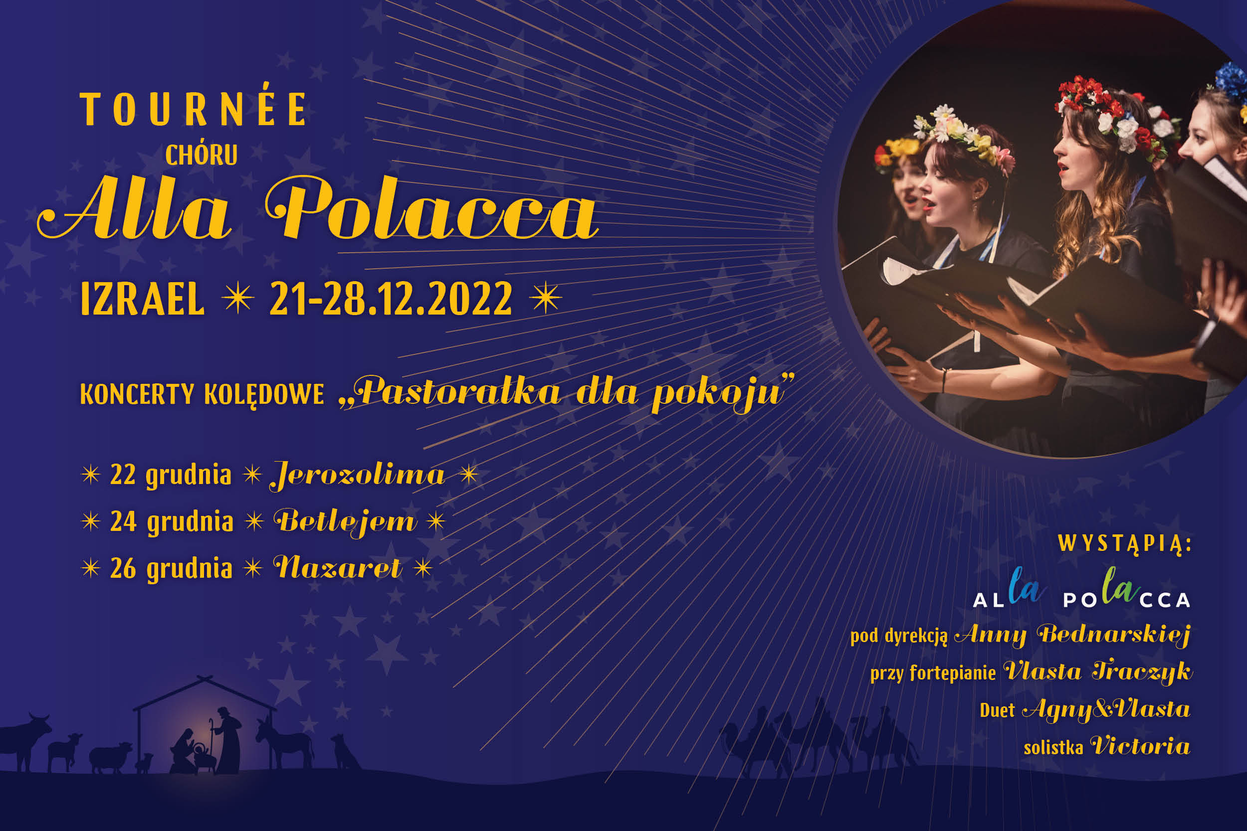 Tournee Chóru Alla Polacca - IZRAEL 21-28.12