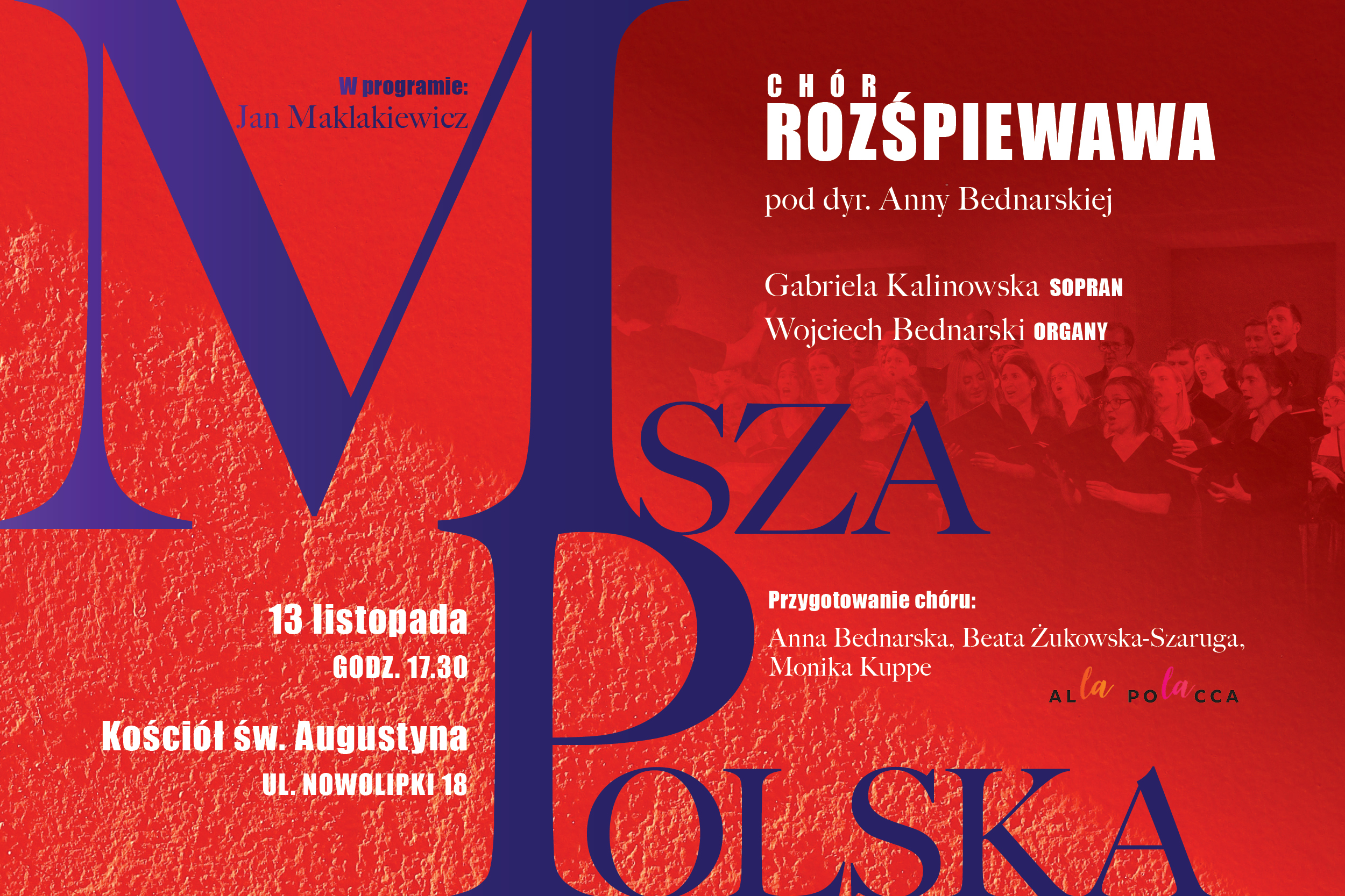 Chór RozśpieWawa - "Msza Polska" J. Maklakiewicza - 13.11