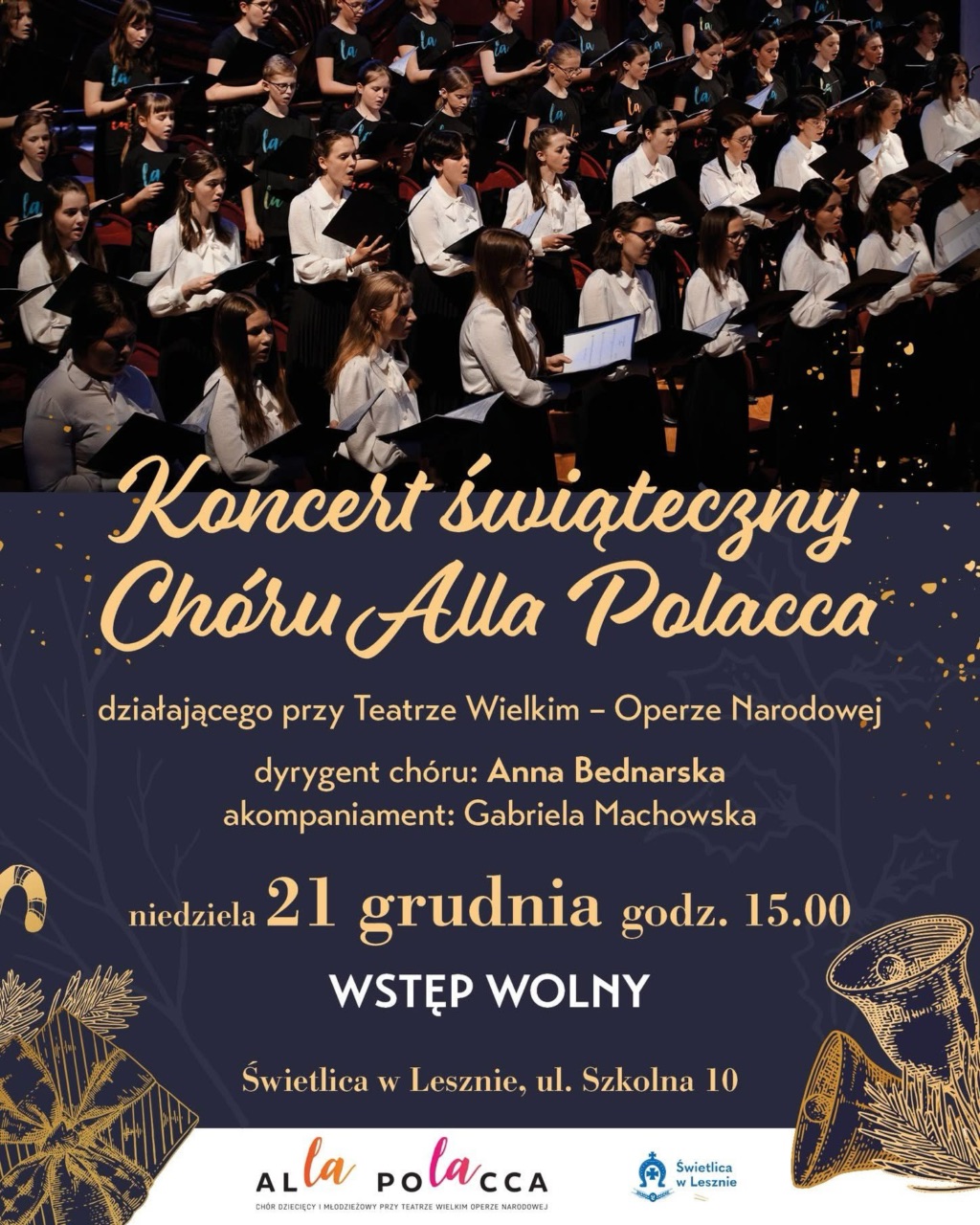 Koncert świąteczny ch&oacute;ru Alla Polacca 