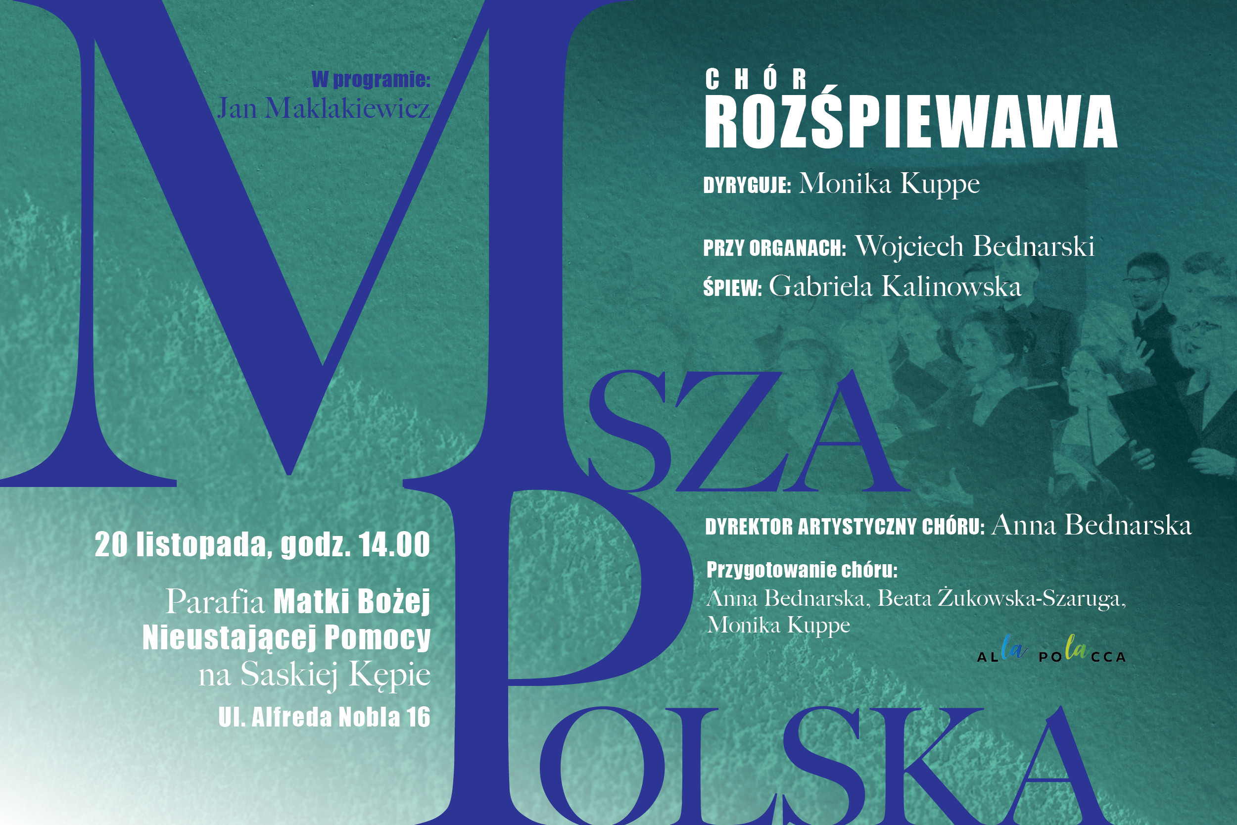 Chór RozśpieWawa - "Msza Polska" J. Maklakiewicza - 20.11